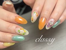 クラッシー(classy)/押し花ネイル