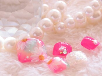 ネイルサロン ルージュ(NailSalon rouge)/フラワーネイル