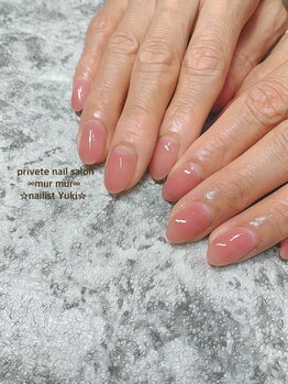 プライベート ネイルサロン マーマ(murmur)/ちゅるんワンカラー