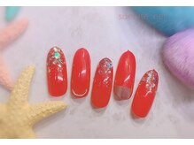 スエルテ ネイルサロン 北千住店/はじけるネオンカラー　¥7000