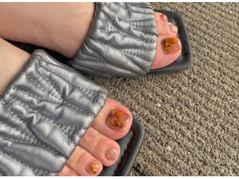 ファメル 大分店(Fam-er)/秋のフットネイル★べっ甲