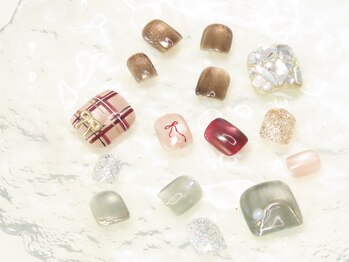 ネイルサロン べルフ(nail salon Verf)/フットネイルサンプル♪
