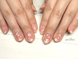 桜×チークネイル