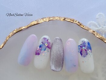 ネイルサロン ヴィクシア(Nail Salon VIXIA)/矢澤指名デザインコース8500円