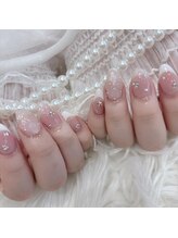 リンドネイル バイ モカ アンド ララ(Lind nail by moca and LaLa)/ピンクネイル