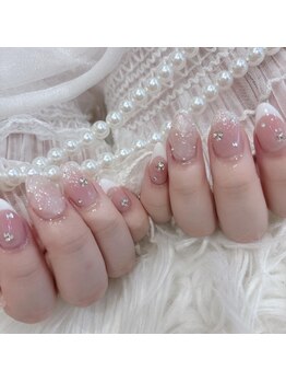 リンドネイル バイ モカ アンド ララ(Lind nail by moca and LaLa)/ピンクネイル