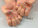 春色ハートホロネイル