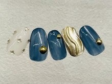 冬ネイル/ミラー/定額デザイン