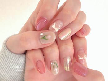 アントレッド(entraide)/韓国っぽ♪チューリップネイル