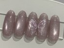 マグネット　ピンク　蝶々