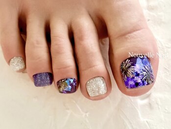ヌーベルネイル(Nouvelle Nail)/花火ネイル