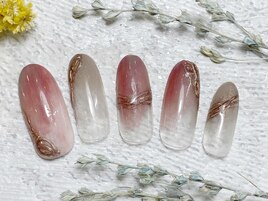 シンプルニュアンスネイル