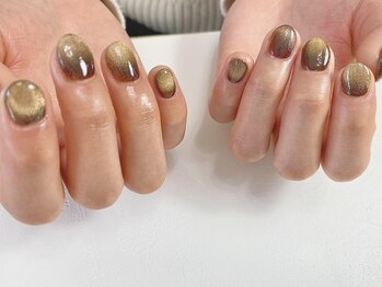 サンハチ(38)/brownマグネットネイル