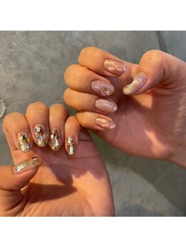 リルム(Relum)/アシメキラキラネイル♪