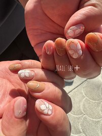 お花ネイル