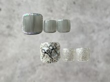 オーキッド バイ ビューティー(OrchiD.by BEAUTY)/【フット】親指２本アート