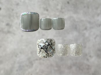 オーキッド バイ ビューティー(OrchiD.by BEAUTY)/【フット】親指２本アート