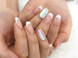 フレンチうるうるネイル