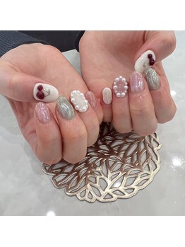 さくらんぼネイル