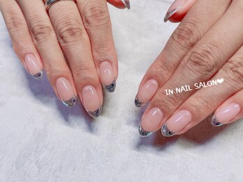 インネイルサロン 日暮里(IN NAIL SALON)/初回オフ無料ガラスフレンチ7500