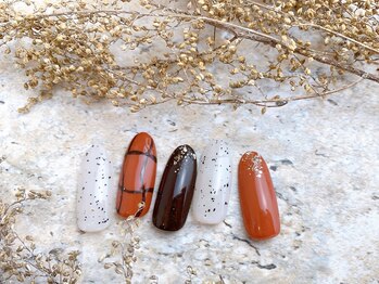 ネイルサロン&スクール ジーナ(GINA)/ダルメシアン×ブラウン