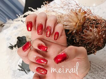 メイネイル(m.ei.nail)/赤ネイル RED