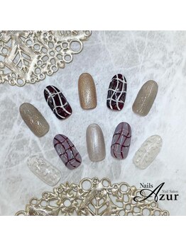 ネイルズアジュール アピタ新潟西店(Nailz Azur)/ハンド　定額デザインCコース