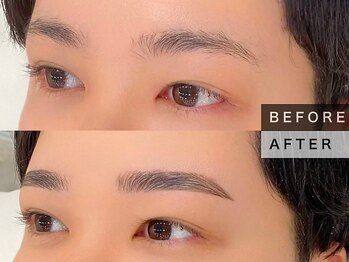 ミレボ 心斎橋(ME.REBO)/眉毛パーマで優しい印象に#難波