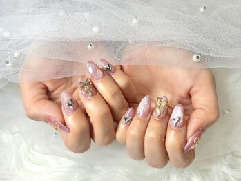 イーアップ(e-up)/ピンクマグネットネイル