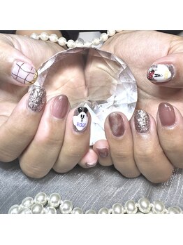 ジェリーフィッシュ(jelly fish)/持ち込みデザイン(4本アート)