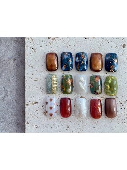 手描きアートが得意なサロン