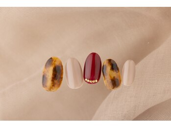エムスラッシュ ネイル センター北店(M.SLASH)/秋ネイル べっ甲