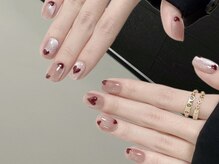 ベストネイル 渋谷109前店(Best Nail)/赤いハート持ち込み