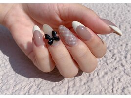 秋冬チェックベース有フレンチ