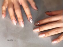 ネイル ドゥ 岡山駅前店(Nail Doux)/シアーホワイトネイル
