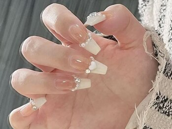 白フレンチネイル