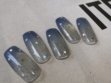 ネイルアヴァンス 京橋店(Nail AVANCE.)/キラキラグラデーションネイル