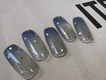 ネイルアヴァンス 京橋店(Nail AVANCE.)/キラキラグラデーションネイル