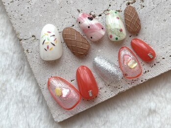ティ-エヌ 元町店の写真/オフィスOKのシンプルデザインから華やかアートまで☆お手頃価格で飽きずにずーっと通える♪駐車場あり!