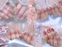 サロンエヌ(salon enu)の雰囲気(琥珀コースも大人気♪パラジェル×フィルイン施術で爪を縦長に◎)