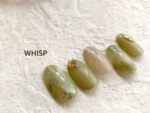 ウィスプ(WHISP)/ニュアンス大理石ネイル 春夏