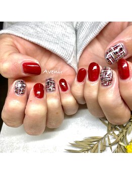 ツイードネイル☆