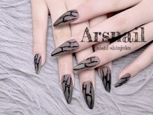 アルスネイル(Ars nail)/ブラックトライバルネイル