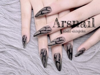 アルスネイル(Ars nail)/ブラックトライバルネイル