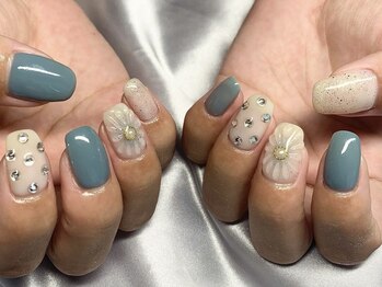 リリーネイル(Lily nail)/ぷっくりフラワーネイル