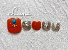 ネイルアンドまつ毛エクステ ルーナ イオンモール東久留米店/フット定額8900円