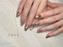 シアン(Cyan)/cyan定額デザイン選び放題！