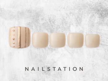 ネイルステーション ルミネ立川店(NAIL STATION)/大人上品ネイル/パラジェル