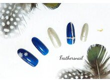 フェザーズ ネイル(feathers nail)/スノーフレーク♪