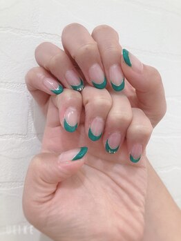 大人グリーンフレンチ☆